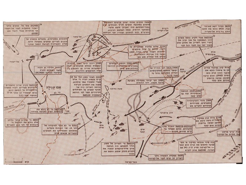 אוגדת שרון בשלב ההבקעה